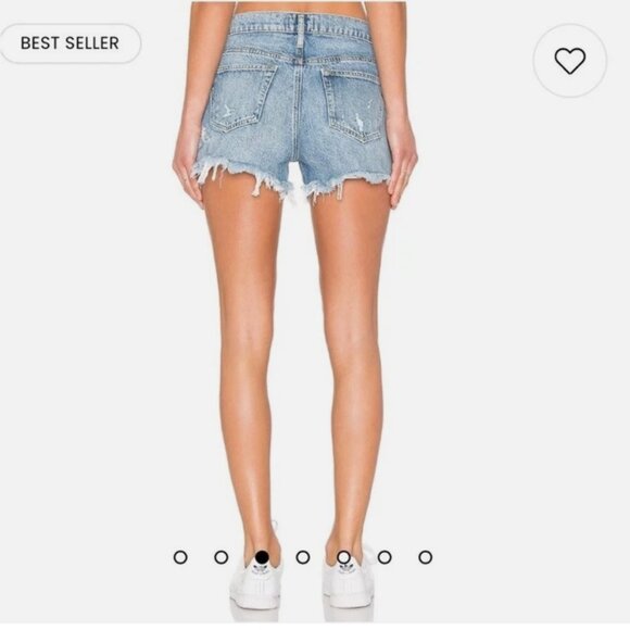 Agolde Parker Cut Off Shorts - Size 26 - Picture 6 of 6